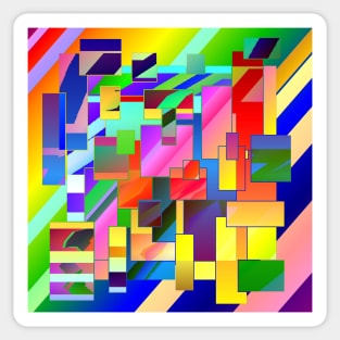 groovy digital abstract dream Sticker